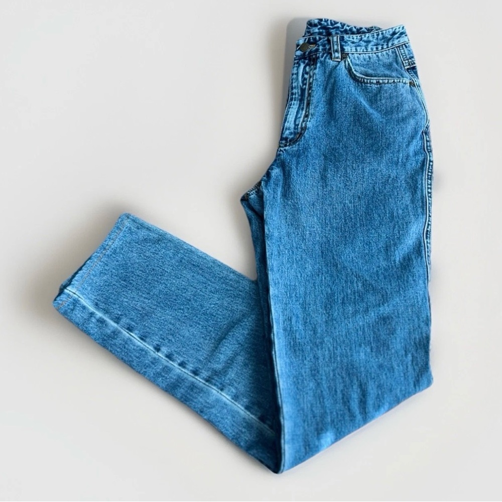Vintage DKNY Jeans “In Women We Trust” Size 6 NYC Skyline RARE HTF